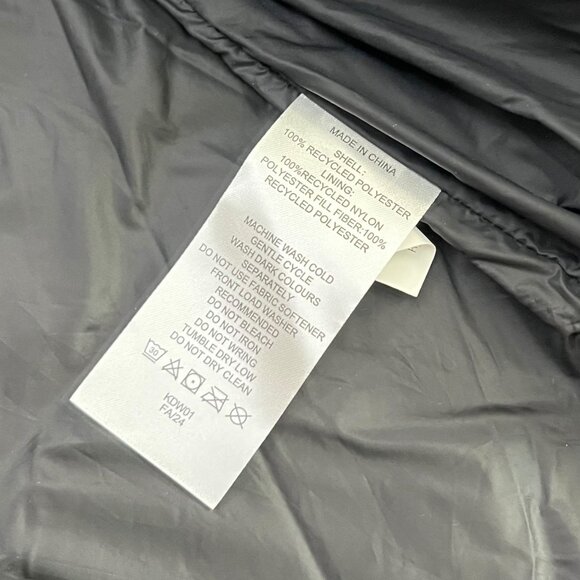 Quince Womens Hybrid Insulated Lightweight Puffer Vest Black XL Minimalist - Picture 5 of 8